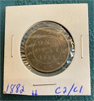 1882 ONE CENT