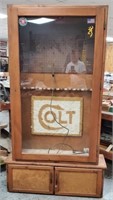 Pine Gun Cabinet