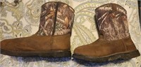 BOY'S ROCKY CAMO BOOTS SZ 6.5