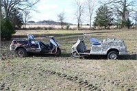 Vintage Harley Davidson Golf Carts