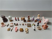 Table Lot Figurines, Decor, Lot 2