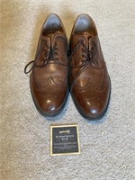Brown Stafford Wingtip Derby Dress Shoes Sz 8.5M