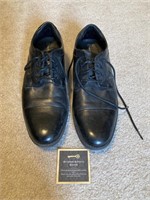 Black Leather Rockport Shoes Sz Men's 9M