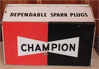 Champion Spark Plug Cabinet 2' wide x 16" high