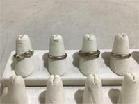 Sterling stamped rings szs 6-8?