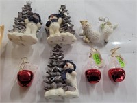 8 Piece - Snowman Xmas Ornaments