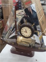Oxford - Sailboat Table Top Clock