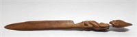 Letter Opener Handcarved Wood Kenya 13"