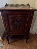 Antique Mahogany Music Cabinet