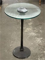 Metal & Glass Side Table