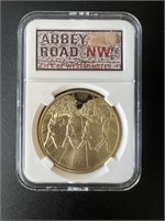 Beatles limited edition Abbey Road coin