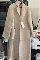 Made In England Wool blend full length coat