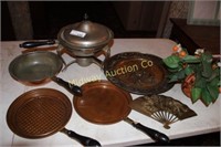COPPER SKILLETS/ DÉCOR TRAY/ CHAFE DISH