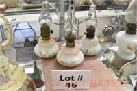 (3) Small Oil Lamps: