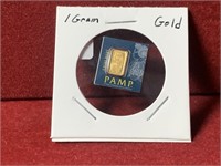 P.A.M.P SUISSE 1gram GOLD PIECE