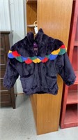 Faux Fur- Youth jacket - size small