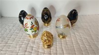 Franklin Mint Decorative Egg collection set of 6