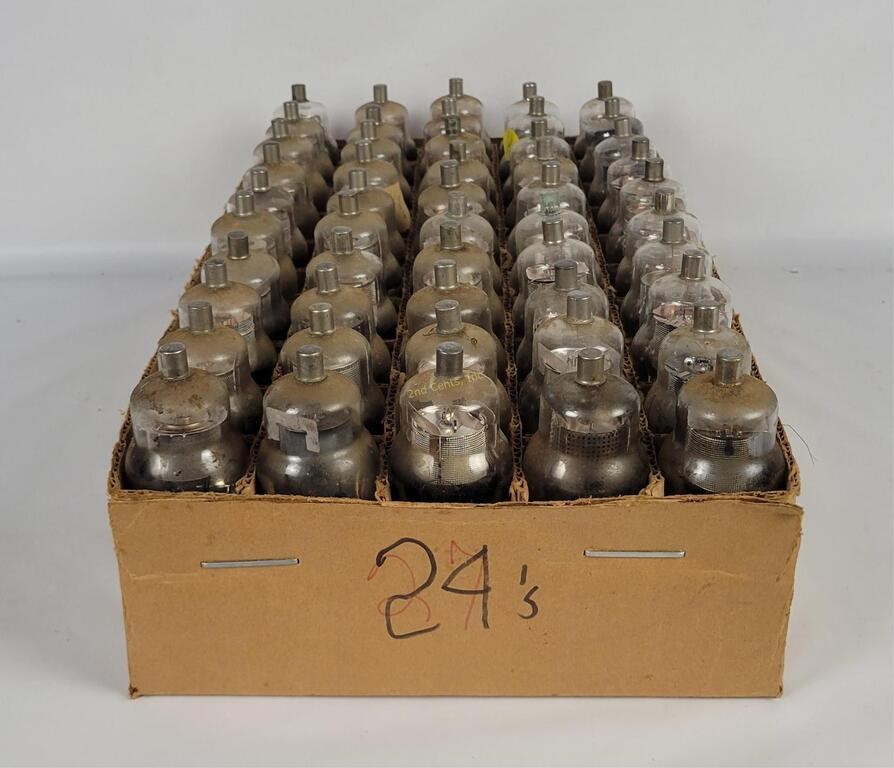 Box Of Type 24 Vacuum Tubes