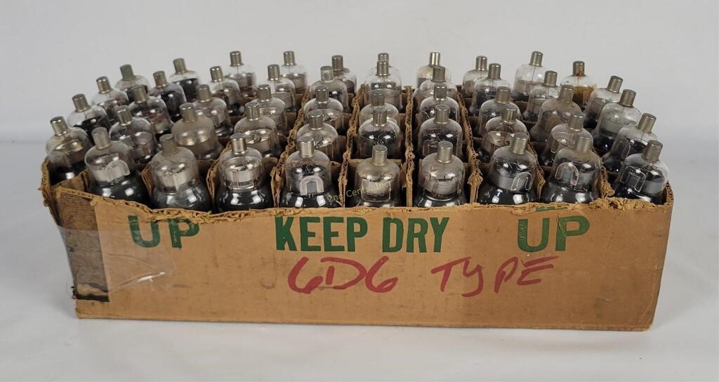 Box Of 6d6 Vacuum Tubes