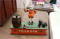 Cast Iron Trick Dog Mechanical Bank
