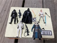 Five Vintage Star Wars Figures