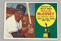1960 Topps Baseball Willie McCovey Rookie Card