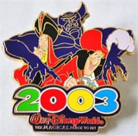 2003 Disney WDW Captain Hook, Jafar & Chernabog