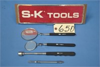 SK telescoping magnet and mirrors