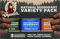 Dr Squatch Deodorant Essentials Bundle Pack $47