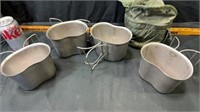 Military canteen cups