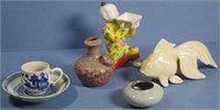 Five various Chinese ceramic pieces