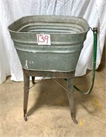 Vintage Galvanized Wash Tub