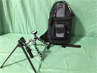 Nice Camera Backpack w/ Tripods