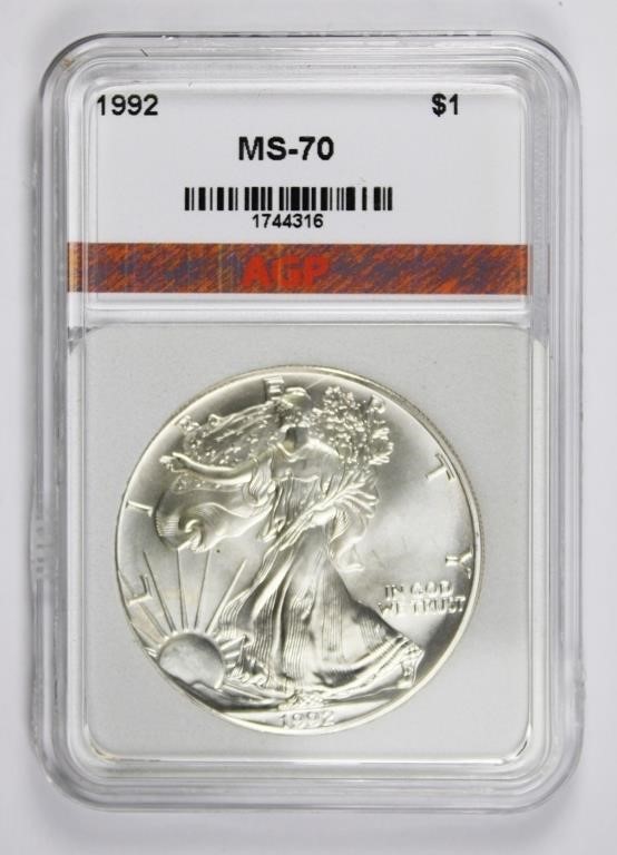 1992 AMERICAN SILVER EAGLE