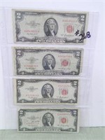 (10) 1963 $2 RED SEAL NOTES – (8) 1953, (2) 1963 -