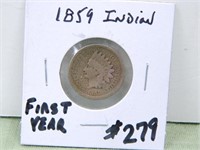 1859 Indian Head Cent (First Year) – G