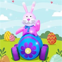 Easter Bunny Inflatable Car