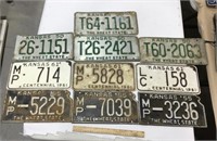 10 Kansas license plates