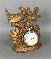 Fine Victorian era carved pocketwatch display