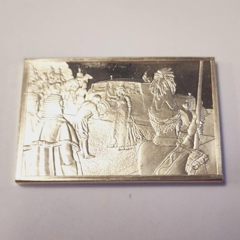 Silver Moment In History  25.5G Bar