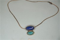 .925 Silver 18" Necklace with Pendant