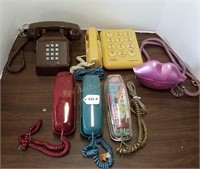 (6) Telephones - Various Styles