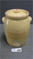9" Pottery Cookie Jar