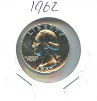 1962 Proof Silver Washington Quarter