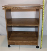 small rolling cart tv stand microwave