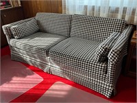 Houndstooth Vintage 2 Seater Sofa Loveseat