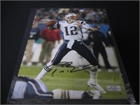Tom Brady signed 8x10 photo COA