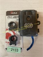 Tasco trail camera & Aim 1in.scope rings