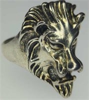 Lion ring size 9.5