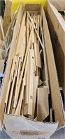 Box of Scrap Spruce Wood